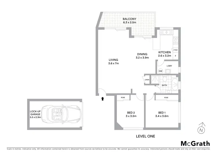 Floorplan of Homely apartment listing, 2/53 Fennell Street, North Parramatta NSW 2151
