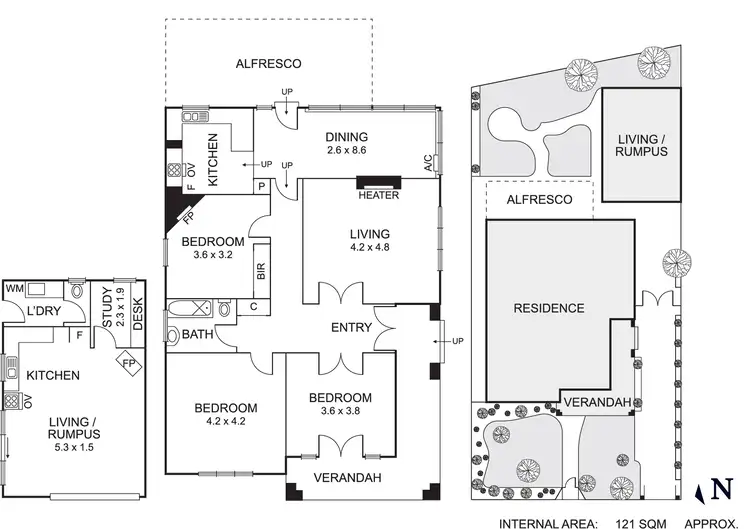 Floorplan of Homely house listing, 30 Main Street, Coburg VIC 3058