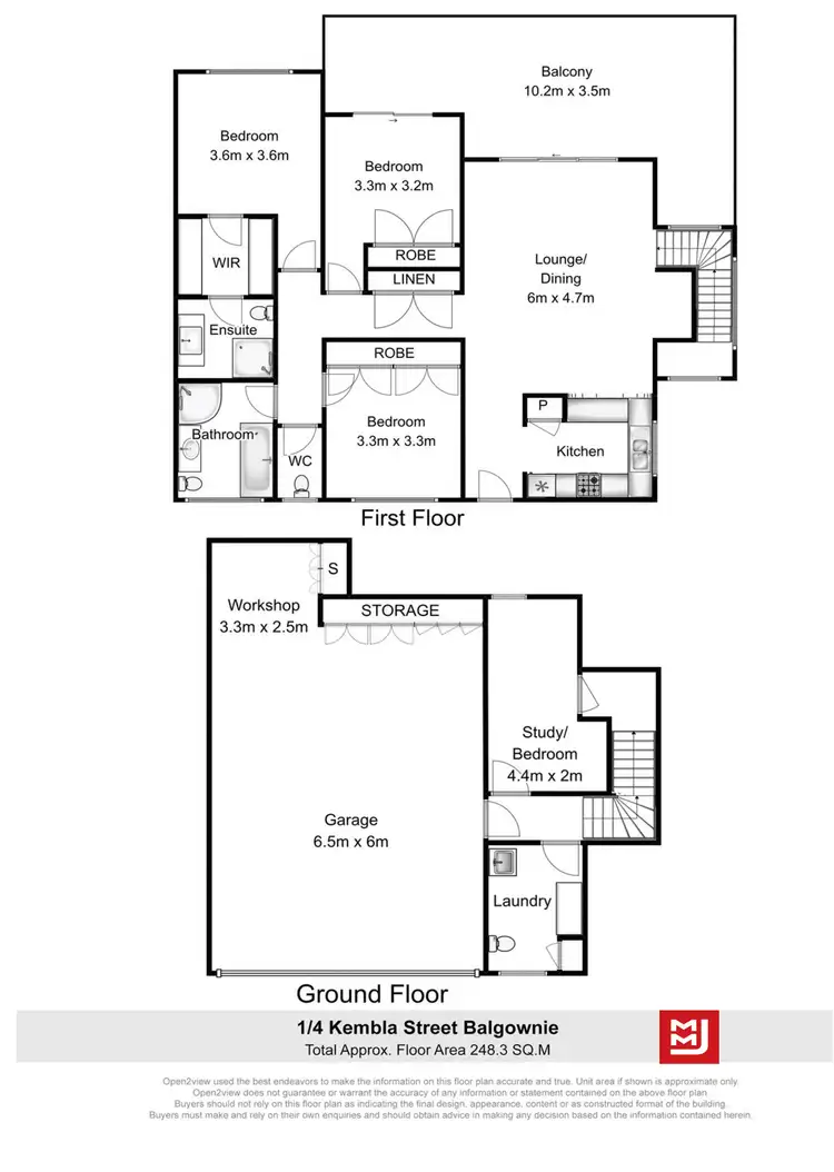 Floorplan of Homely townhouse listing, 1/4 Kembla Street, Balgownie NSW 2519