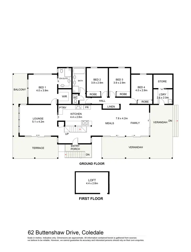 Floorplan of Homely house listing, 62 Buttenshaw Drive, Coledale NSW 2515