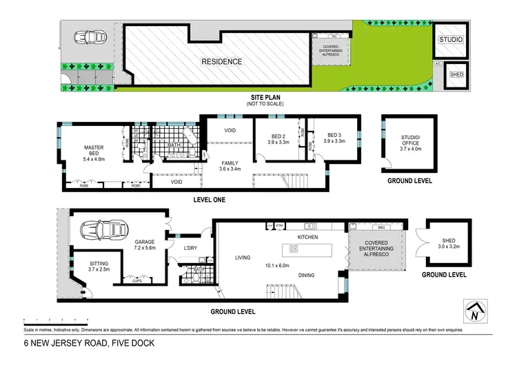 Floorplan of Homely house listing, 6 New Jersey Road, Five Dock NSW 2046