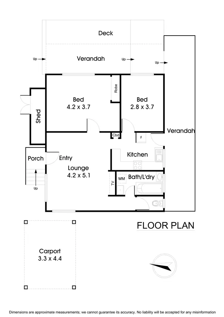 Floorplan of Homely unit listing, 2/20 Church Street, Bayswater VIC 3153