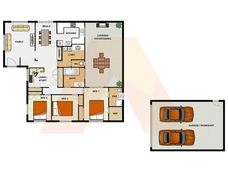Floorplan of Homely house listing, 72 Parkroyal Crescent, Regents Park QLD 4118