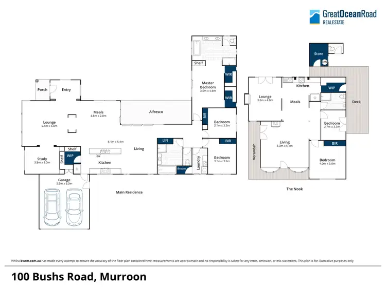 Floorplan of Homely house listing, 100 Bushs Road, Deans Marsh VIC 3235
