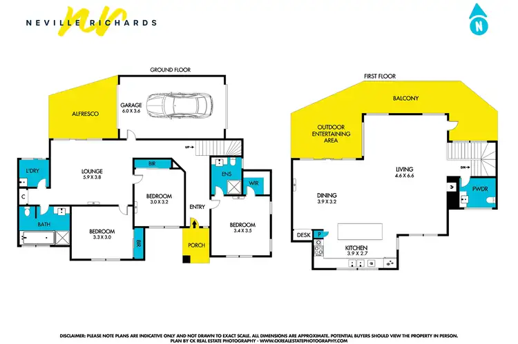 Floorplan of Homely townhouse listing, 1/53 Clarke Street, Portarlington VIC 3223