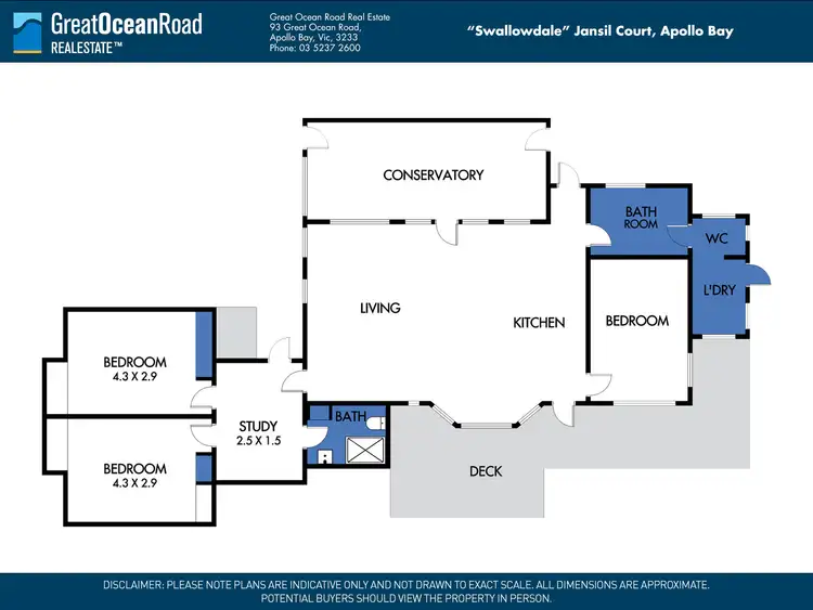 Floorplan of Homely house listing, 50 Jansil Court, Marengo VIC 3233