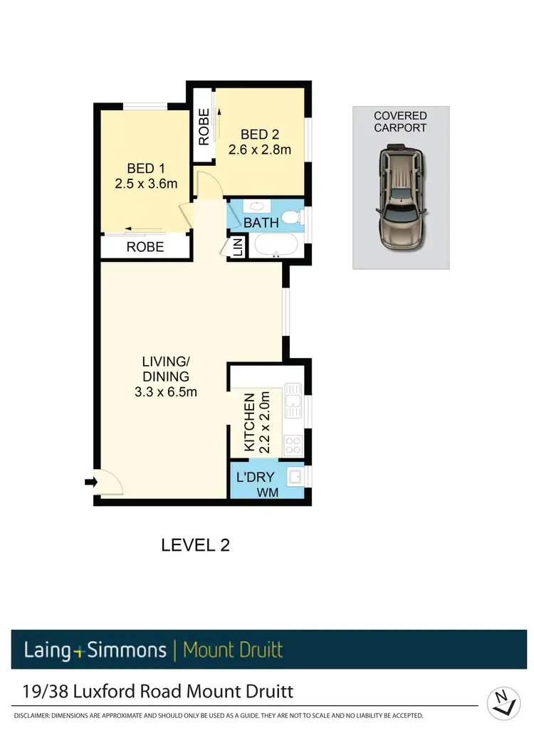 Floorplan of Homely unit listing, 19/38 Luxford Road, Mount Druitt NSW 2770