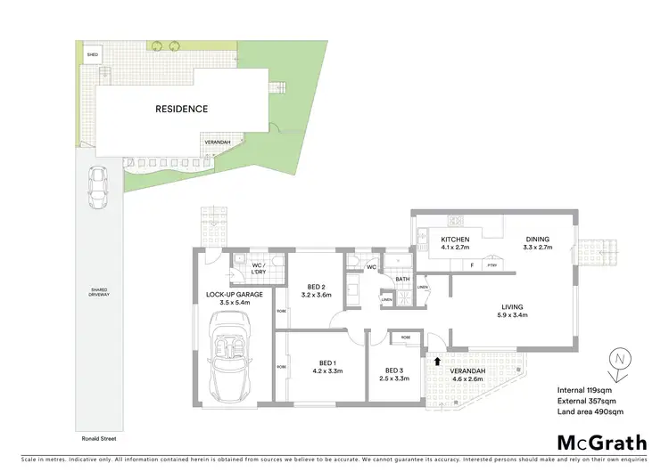 Floorplan of Homely house listing, 33a Ronald Street, Padstow NSW 2211