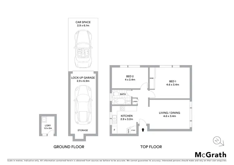 Floorplan of Homely apartment listing, 4/78 Morts Road, Mortdale NSW 2223