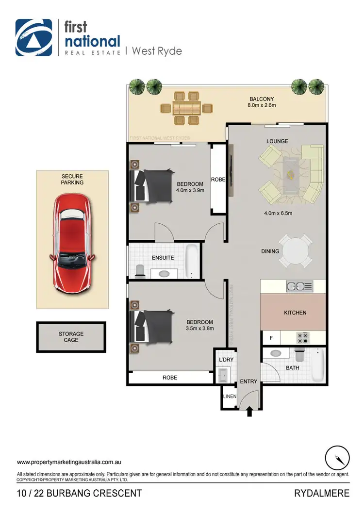 Floorplan of Homely apartment listing, 10/22 Burbang Crescent, Rydalmere NSW 2116