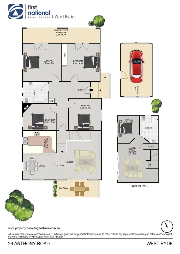 Floorplan of Homely house listing, 26 Anthony Road, West Ryde NSW 2114