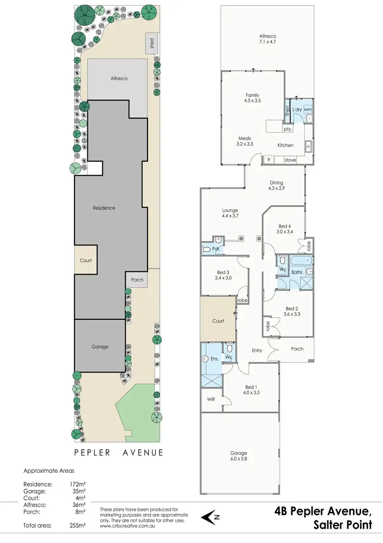 Floorplan of Homely house listing, 4B Pepler Avenue, Salter Point WA 6152