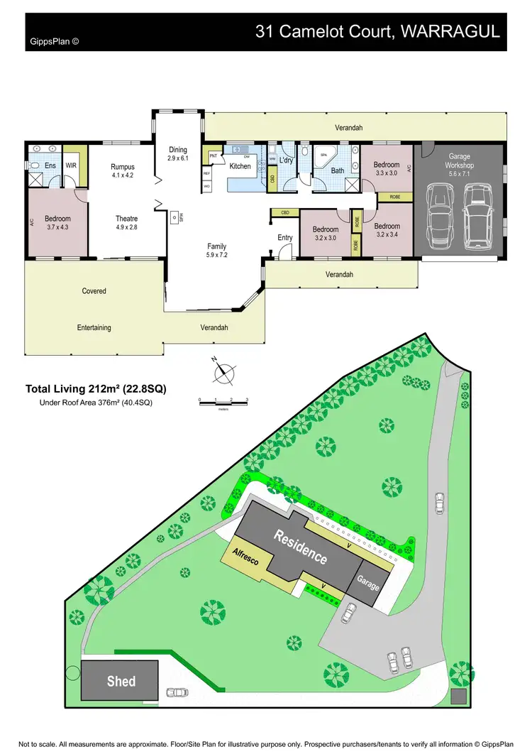 Floorplan of Homely house listing, 31 Camelot Court, Warragul VIC 3820