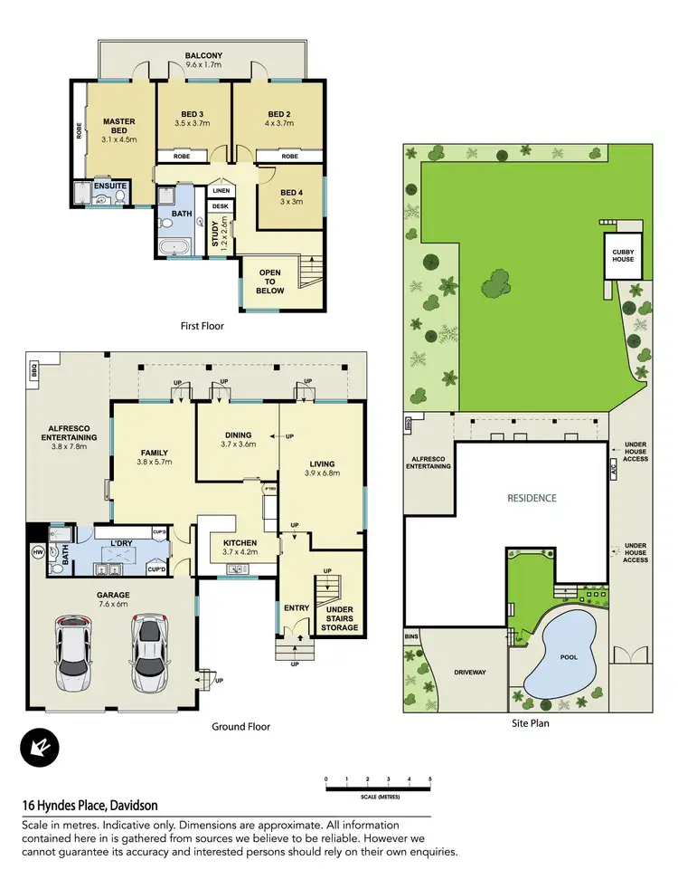 Floorplan of Homely house listing, 16 Hyndes Place, Davidson NSW 2085