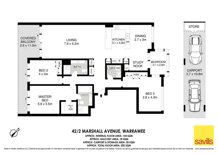 Floorplan of Homely apartment listing, 42/2 Marshall Avenue, Warrawee NSW 2074