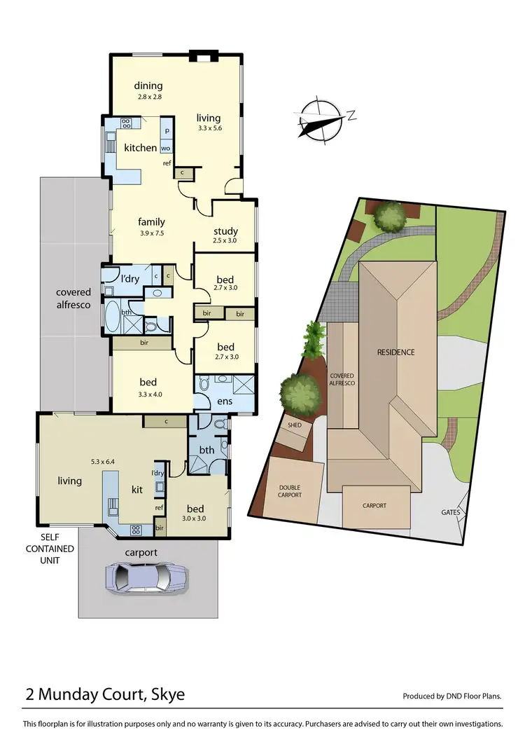 Floorplan of Homely house listing, 2 Munday Court, Skye VIC 3977