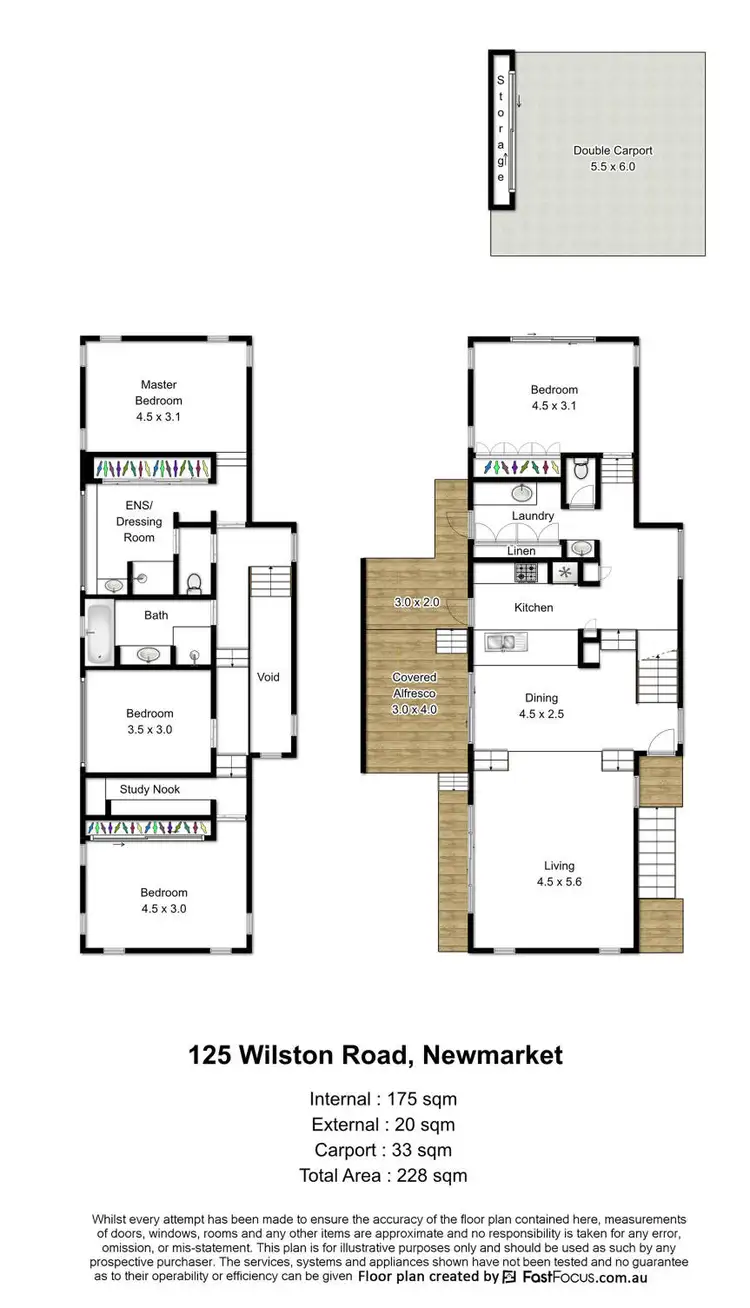 Floorplan of Homely house listing, 125 Wilston Road, Newmarket QLD 4051