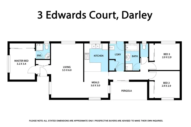Floorplan of Homely house listing, 3 Edwards Court, Darley VIC 3340