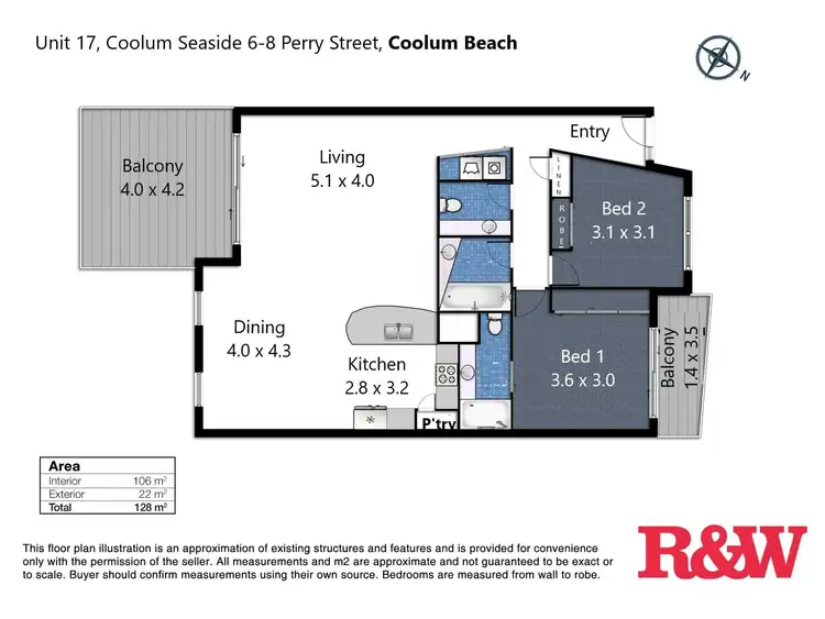 Floorplan of Homely unit listing, 17/6-8 Perry Street, Coolum Beach QLD 4573