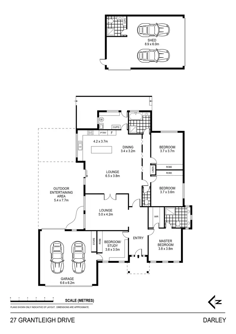 Floorplan of Homely house listing, 27 Grantleigh Drive, Darley VIC 3340