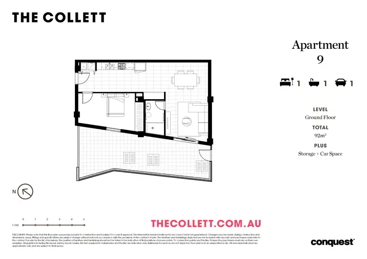 Floorplan of Homely unit listing, 127 Pennant Street, Parramatta NSW 2150