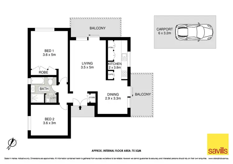 Floorplan of Homely apartment listing, 38/28 Curagul Road, Turramurra NSW 2074