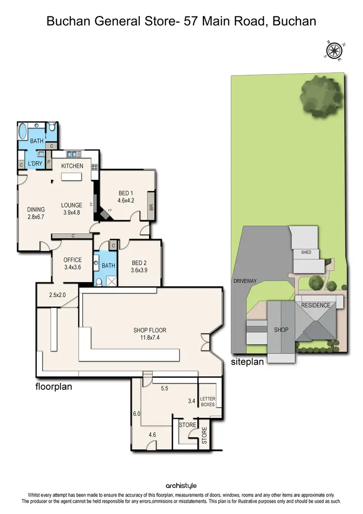 Floorplan of Homely house listing, 57 Main Road, Buchan VIC 3885
