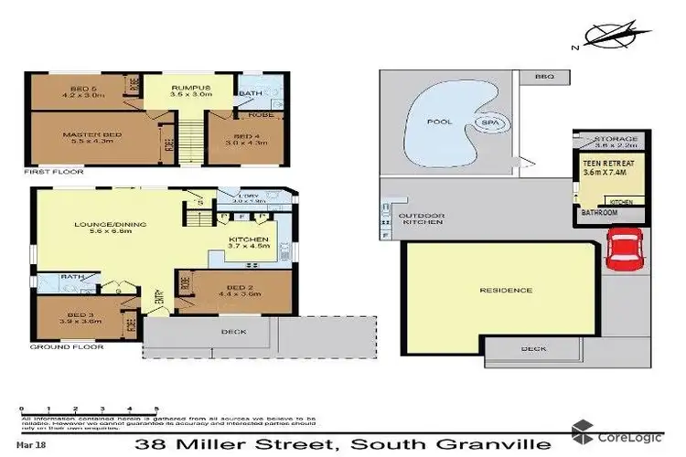Floorplan of Homely house listing, 38 Miller Street, Granville NSW 2142
