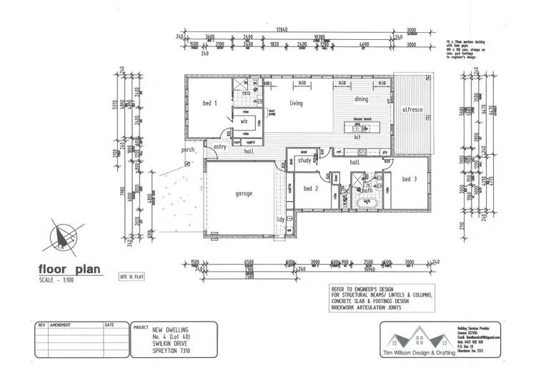 Floorplan of Homely house listing, 4 Swilkin Drive, Spreyton TAS 7310