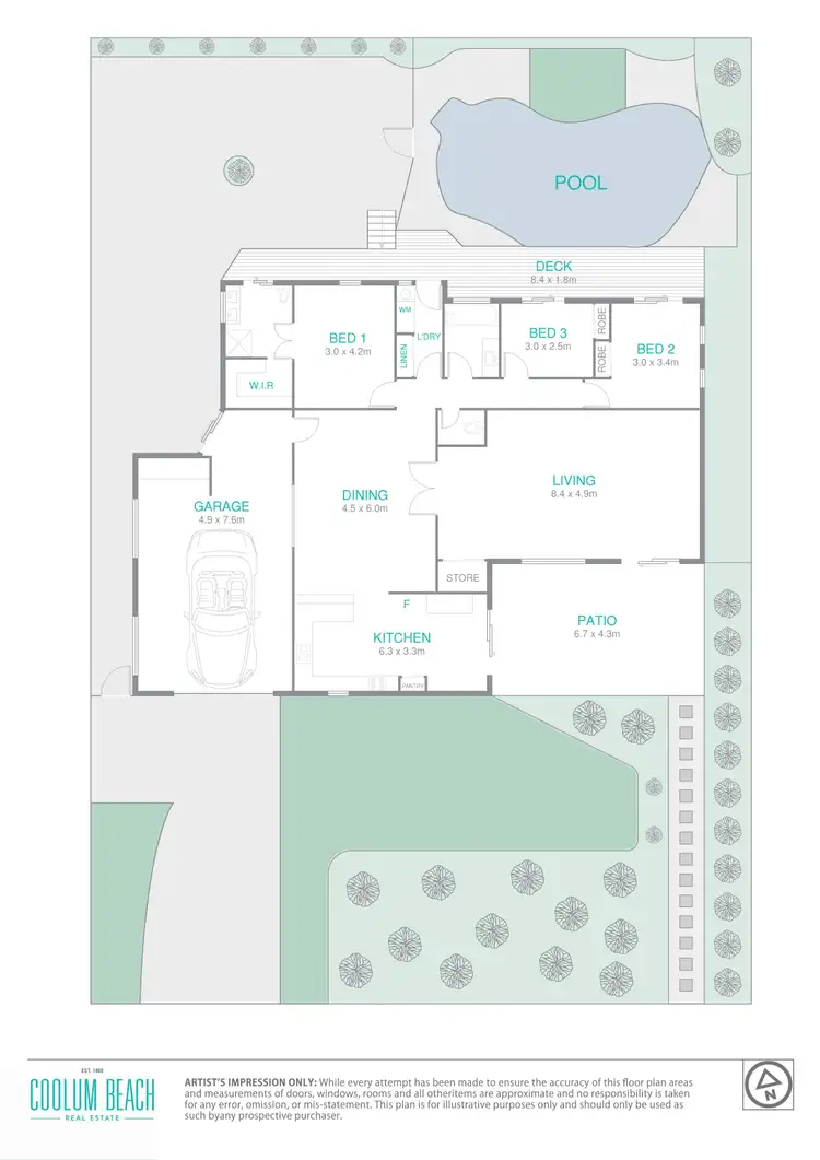 Floorplan of Homely house listing, 5 Lorien Avenue, Coolum Beach QLD 4573