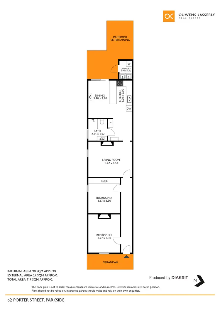 Floorplan of Homely house listing, 62 Porter Street, Parkside SA 5063