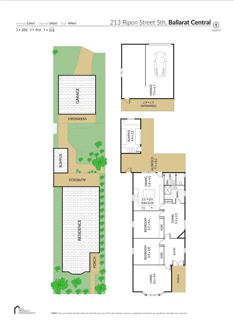Floorplan of Homely house listing, 213 Ripon Street South, Ballarat Central VIC 3350