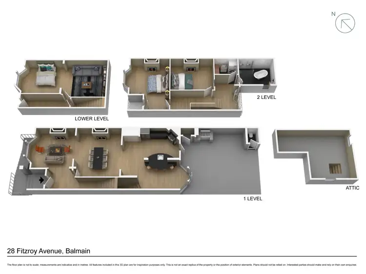 Floorplan of Homely house listing, 28 Fitzroy Avenue, Balmain NSW 2041
