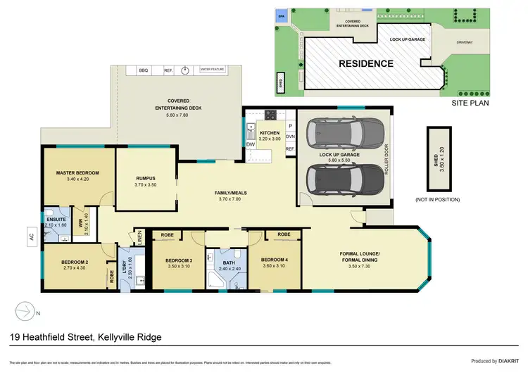 Floorplan of Homely house listing, 19 Heathfield Street, Kellyville Ridge NSW 2155
