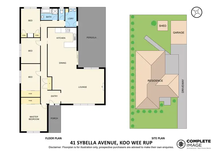 Floorplan of Homely house listing, 41 Sybella Avenue, Koo Wee Rup VIC 3981