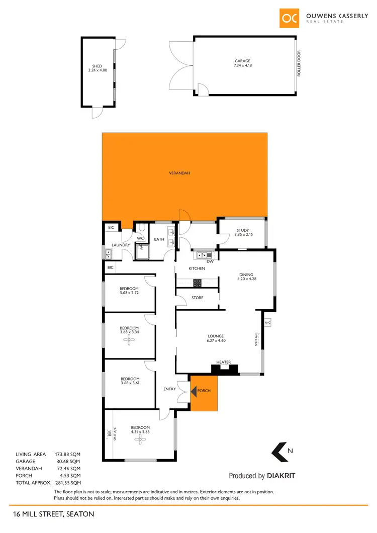 Floorplan of Homely house listing, 16 Mill Street, Seaton SA 5023