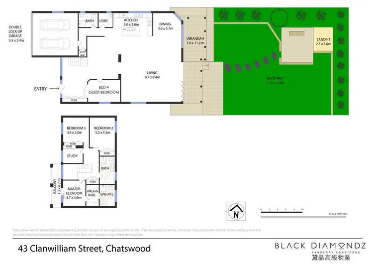Floorplan of Homely house listing, 43 Clanwilliam Street, Chatswood NSW 2067
