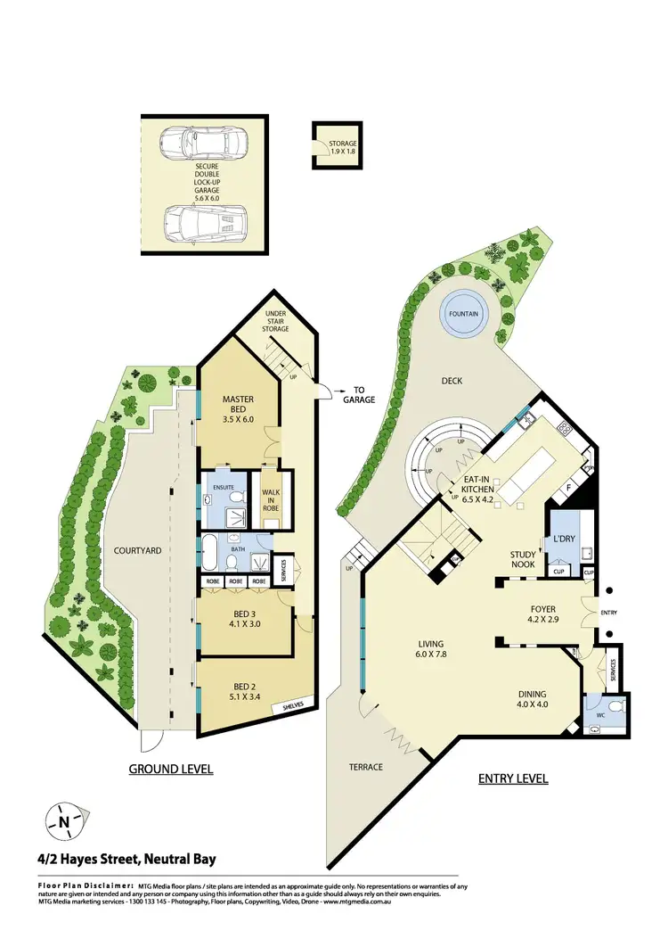 Floorplan of Homely apartment listing, 4/2 Hayes Street, Neutral Bay NSW 2089