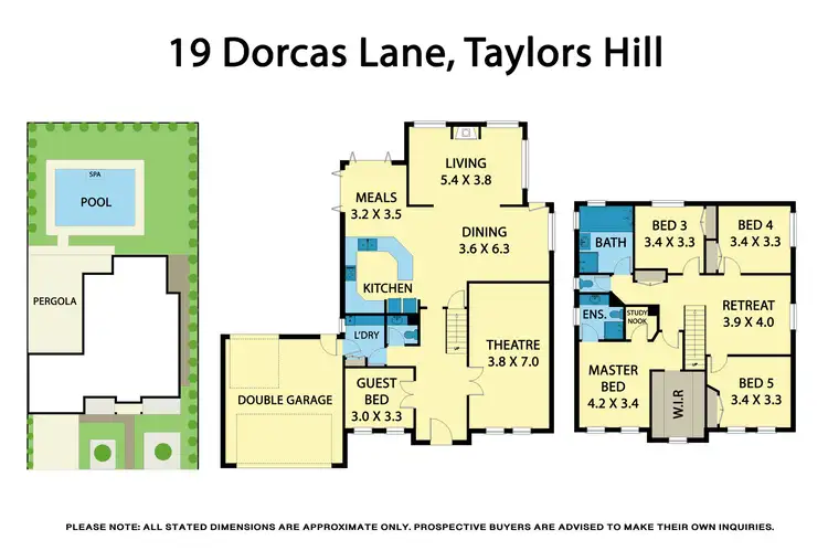 Floorplan of Homely house listing, 19 Dorcas Lane, Taylors Hill VIC 3037