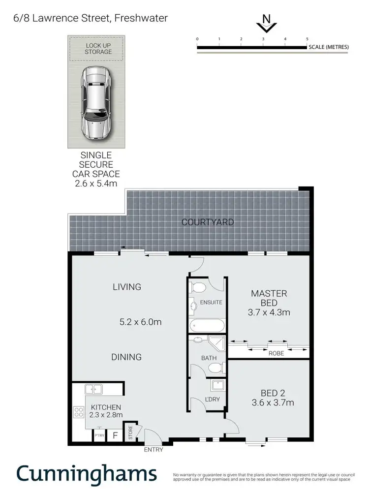 Floorplan of Homely apartment listing, 6/8 Lawrence Street, Freshwater NSW 2096