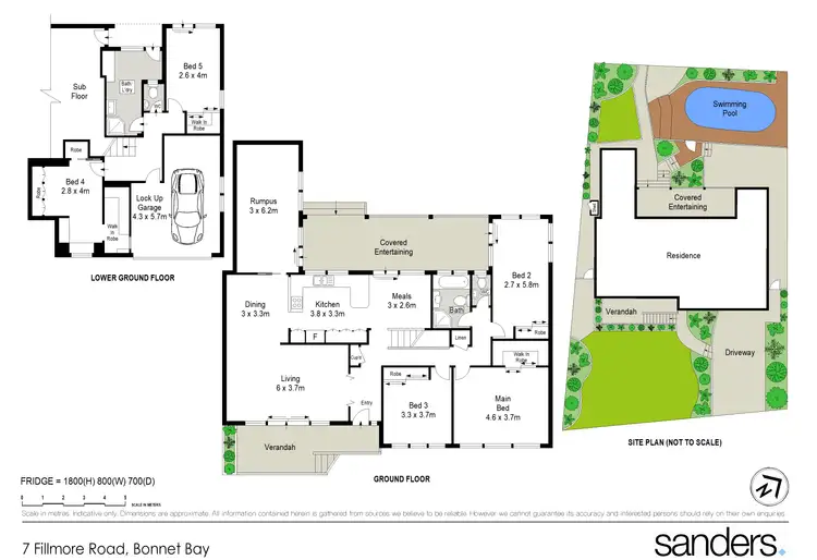 Floorplan of Homely house listing, 7 Fillmore Road, Bonnet Bay NSW 2226