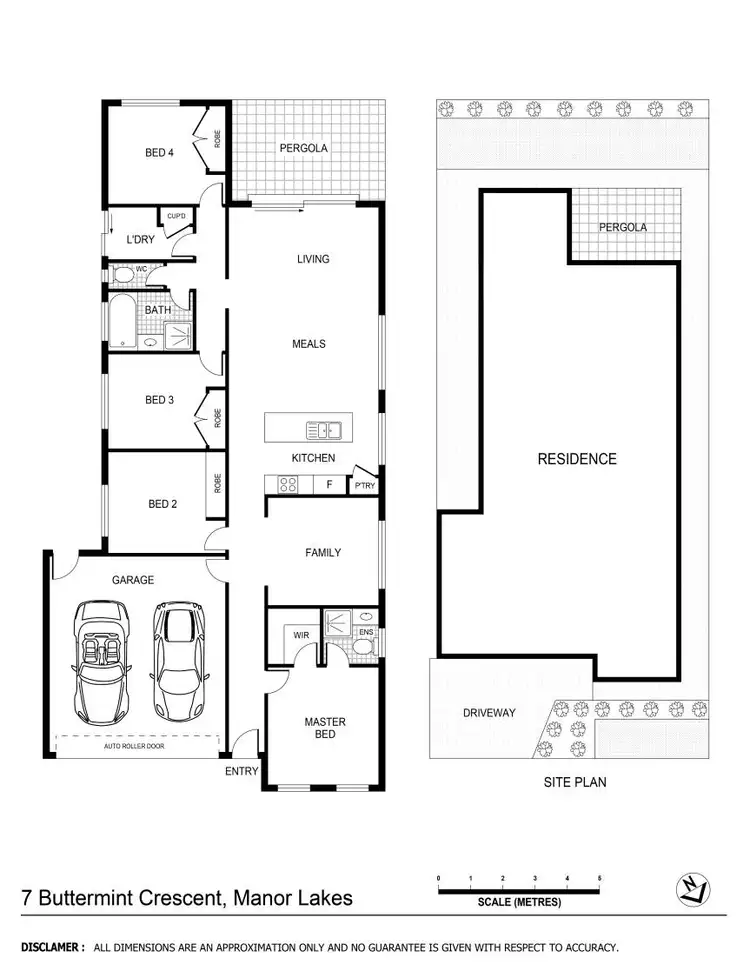 Floorplan of Homely house listing, 7 Buttermint Crescent, Manor Lakes VIC 3024