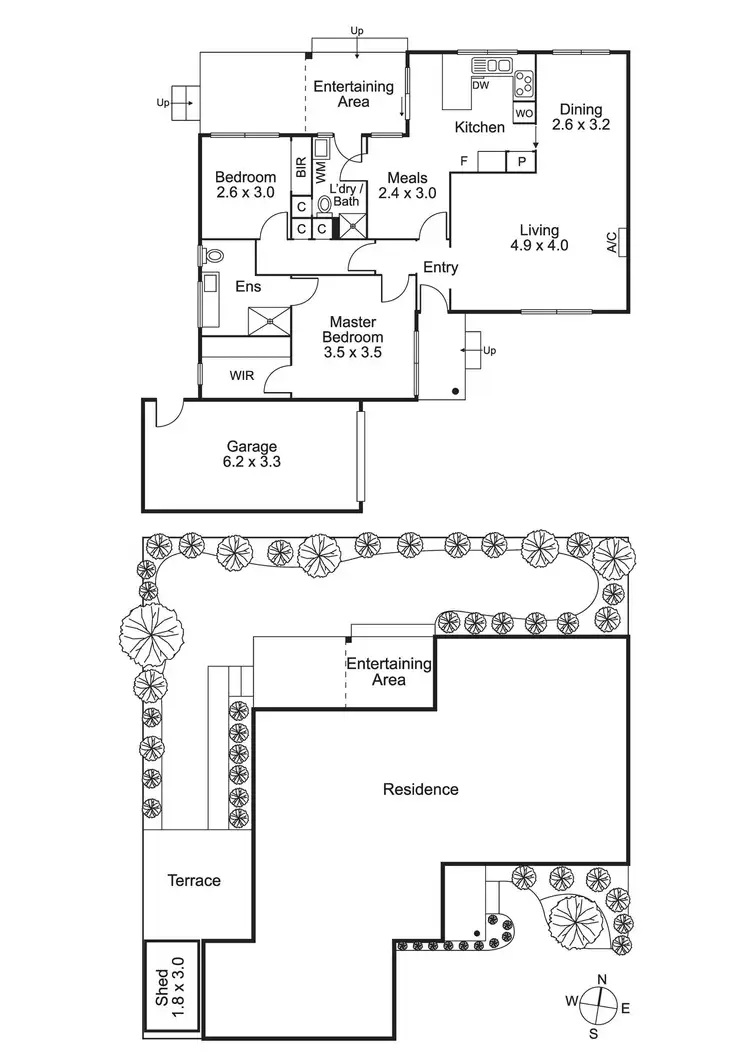 Floorplan of Homely unit listing, 2/46 Albert Street, Mornington VIC 3931