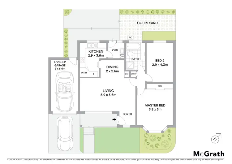 Floorplan of Homely villa listing, 2/577 Blaxland Road, Eastwood NSW 2122