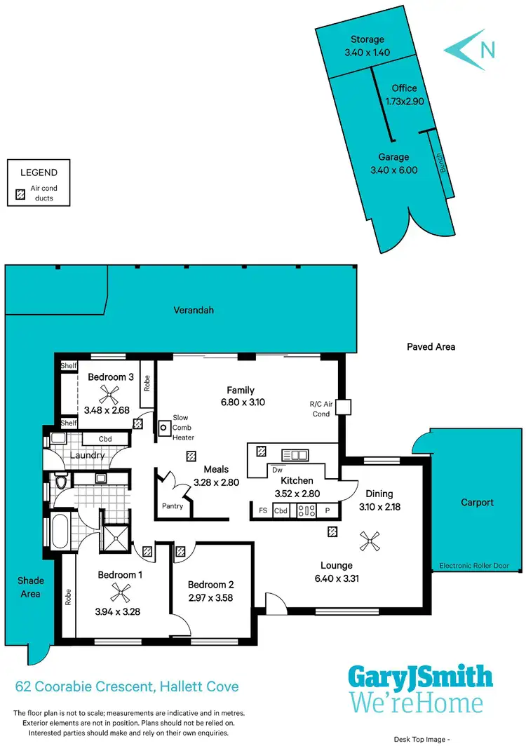 Floorplan of Homely house listing, 62 Coorabie Crescent, Hallett Cove SA 5158