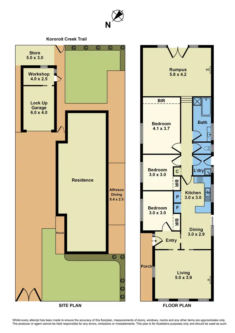 Floorplan of Homely house listing, 48 Verdant Avenue, Ardeer VIC 3022