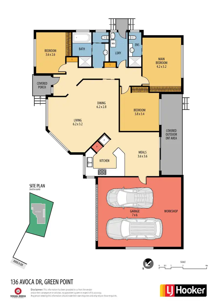 Floorplan of Homely house listing, 136 Avoca Drive, Green Point NSW 2251