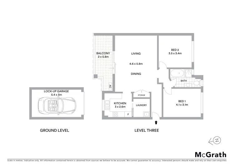 Floorplan of Homely apartment listing, 6/30 Talara Road, Gymea NSW 2227