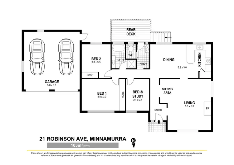 Floorplan of Homely house listing, 21 Robinson Avenue, Minnamurra NSW 2533