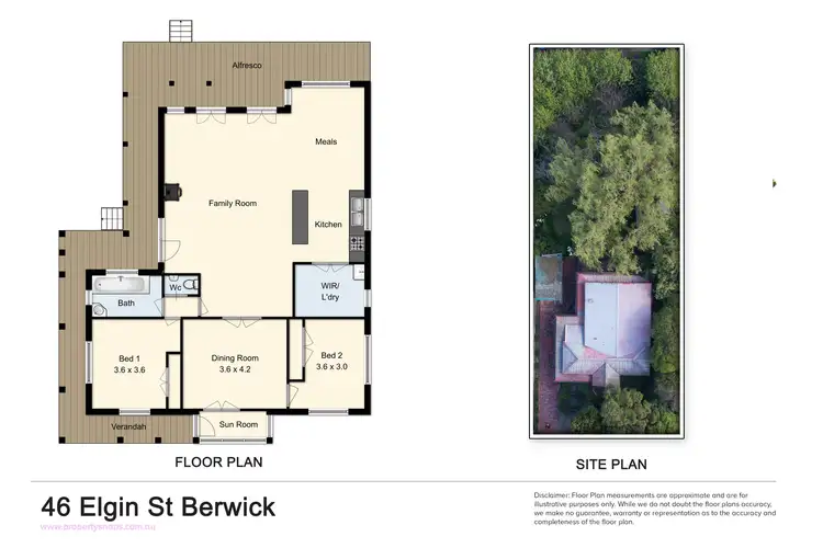 Floorplan of Homely house listing, 46 Elgin Street, Berwick VIC 3806